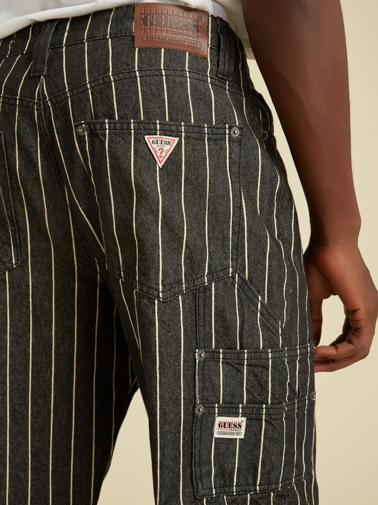 GUESS Originals Pinstripe Carpenter Jeans