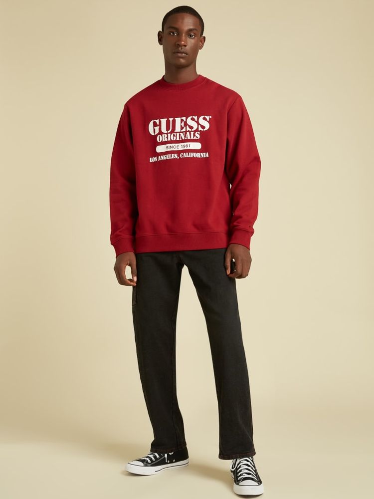 GUESS Originals Logo Crewneck