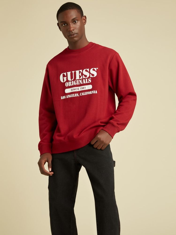 GUESS Originals Logo Crewneck