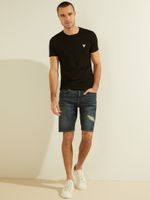 Slim Denim Shorts