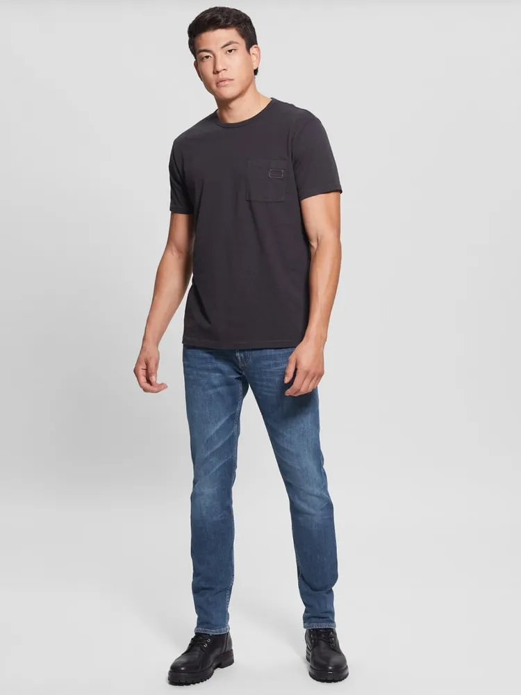 Eco Cashmere-Blend Chris Skinny Jeans