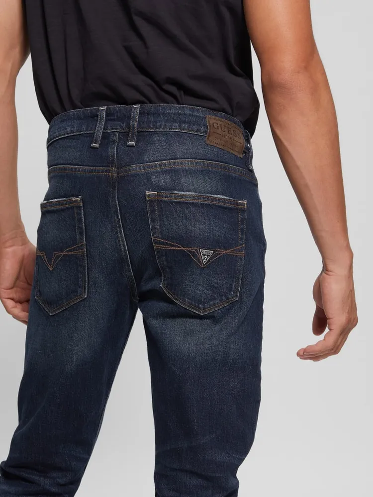 Destroyed Tapered Jeans