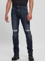 Destroyed Tapered Jeans