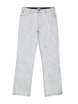 Painted Twill Flare Pants