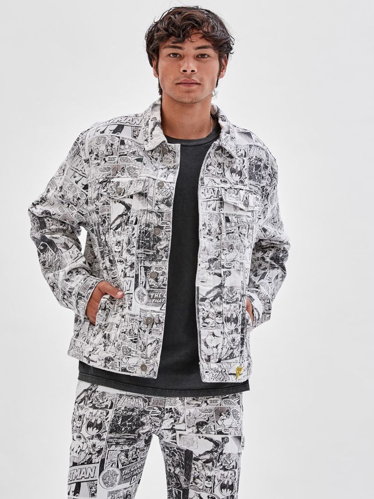 GUESS Originals x Batman Storyboard Trucker Jacket