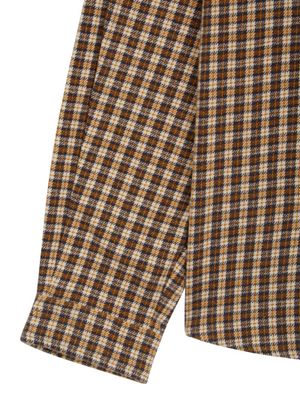 Plaid Button-Up Shirt