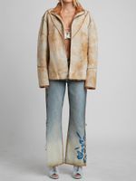 Leather Sherpa Jacket