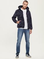 Paisley Camouflage Puffer Jacket