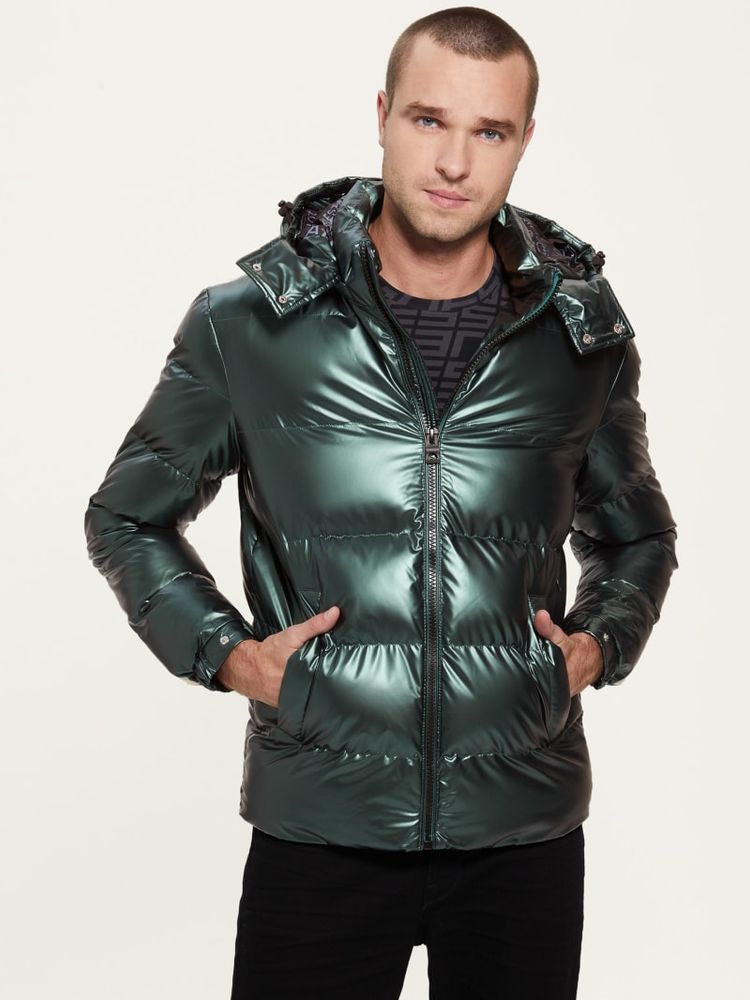 Metallic Puffer Jacket