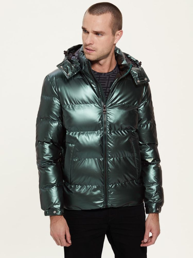 Metallic Puffer Jacket