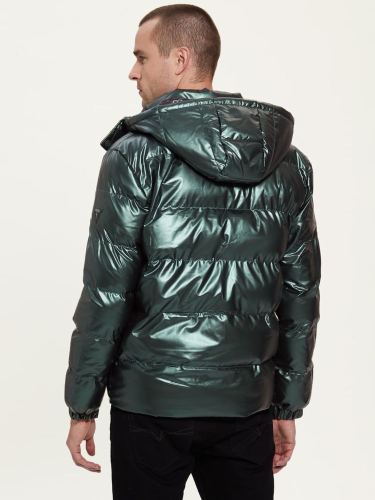 Metallic Puffer Jacket