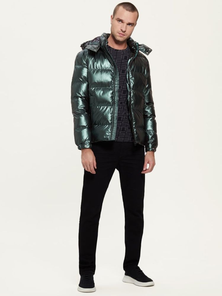 Metallic Puffer Jacket