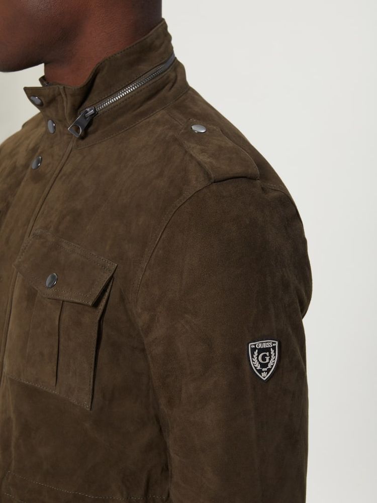 Suede Utility Jacket