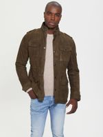 Suede Utility Jacket