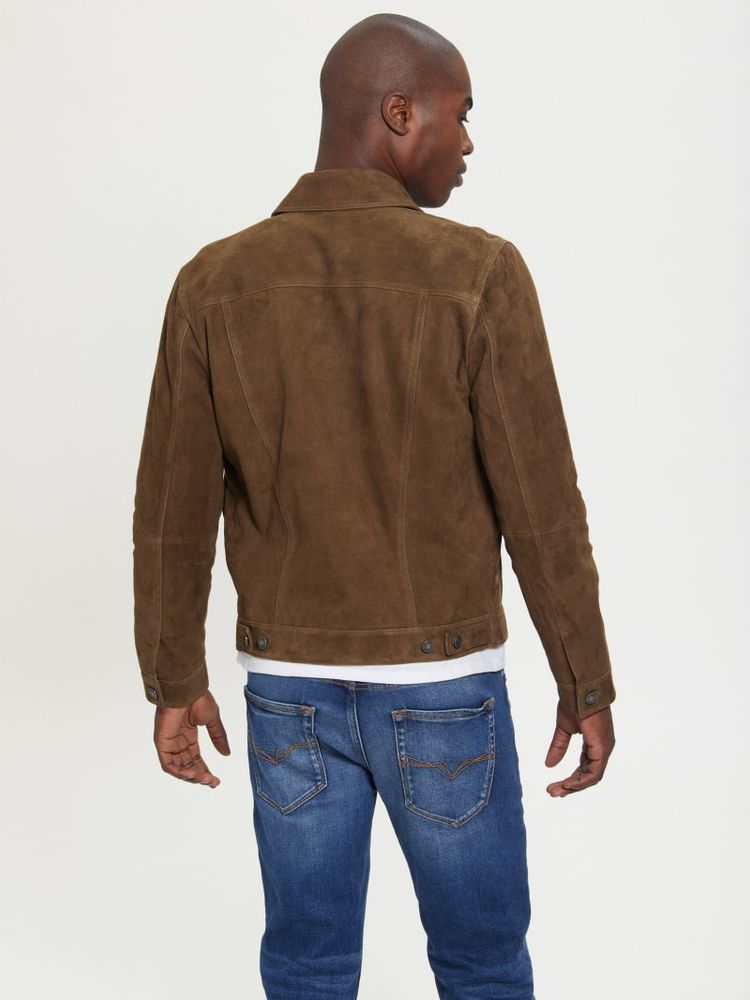 Suede Trucker Jacket