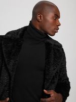 Faux-Fur Astrakhan Coat