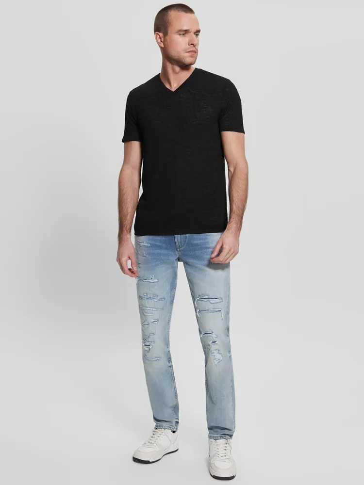 Gauze V-Neck Tee