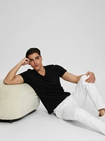 Gauze V-Neck Tee