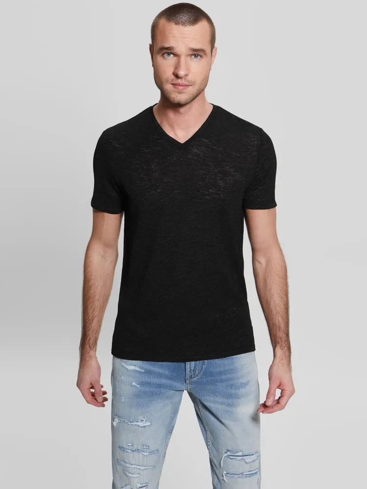 Gauze V-Neck Tee