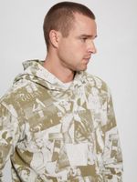 Alberico Model Collage Fleece Hoodie