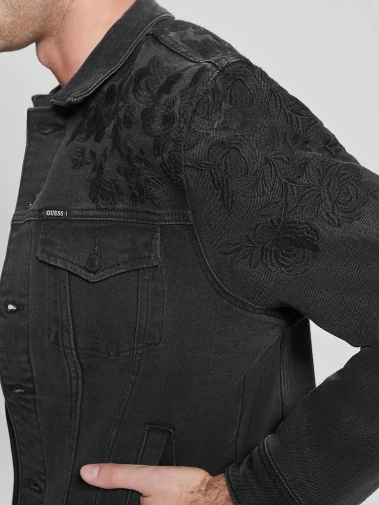 Dillon Embroidered Denim Jacket