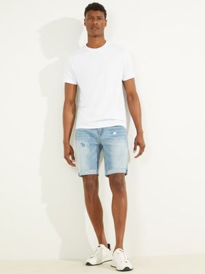 GUESS Eco Faded Slim Denim Shorts | Bramalea City Centre