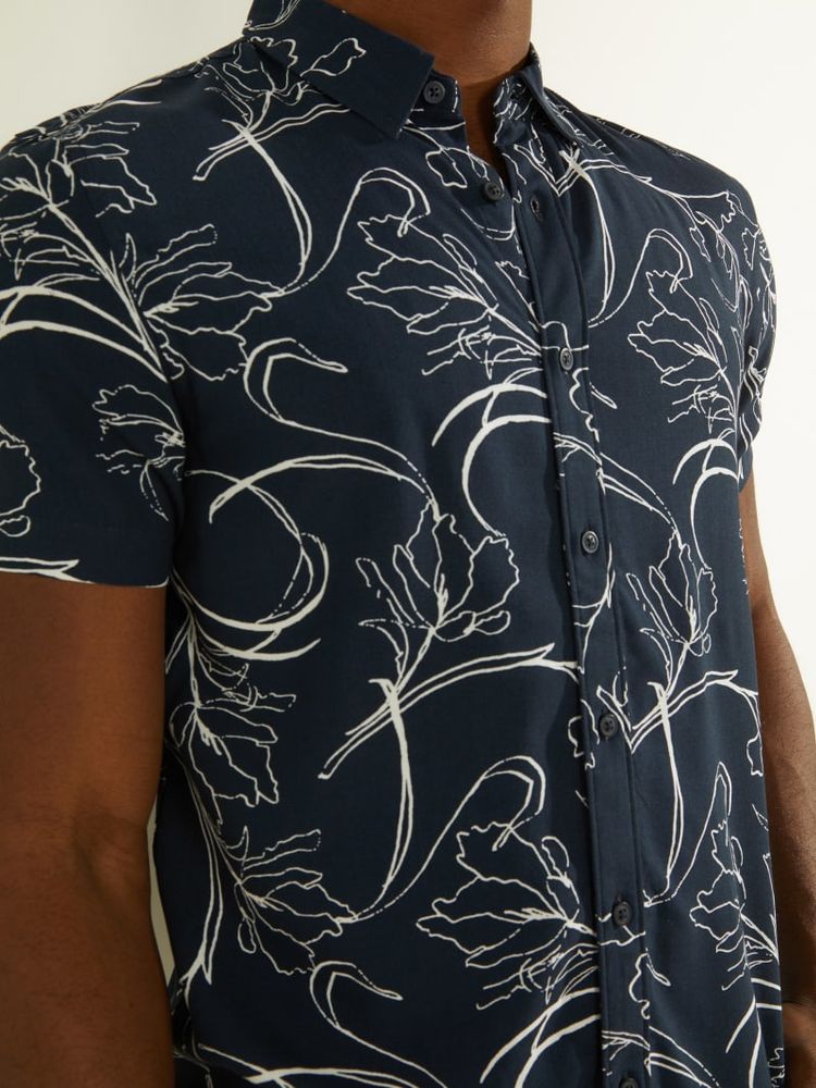 Eco Rayon Pacific Floral Shirt