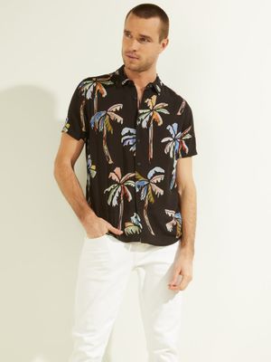 Eco Watercolor Palm Shirt