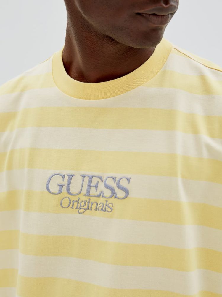 Guess Short-Sleeve Original Brandt Striped T-Shirt