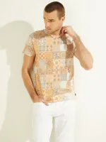 Eco Mosaic Linen Tee