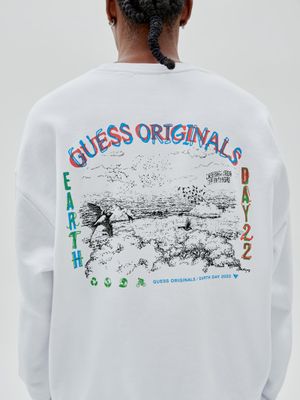 GUESS Originals Eco Earth Day Sweatshirt