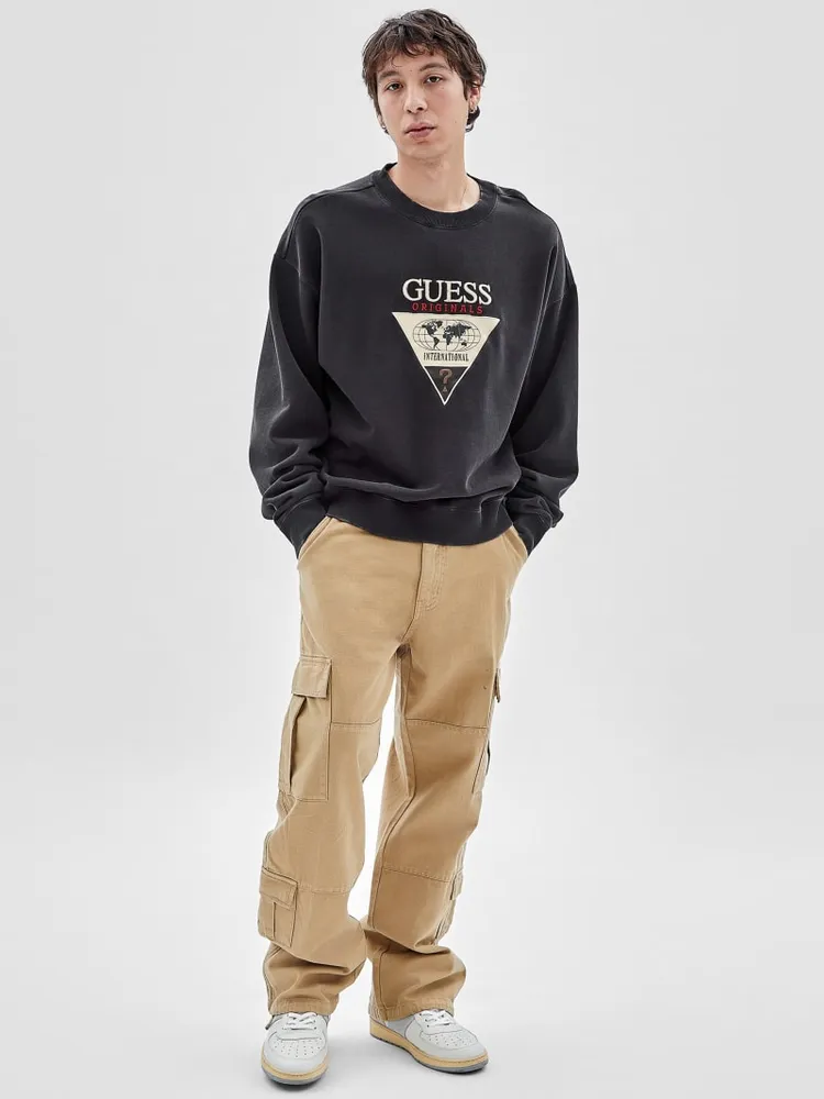 GUESS Originals Triangle Crewneck Pullover