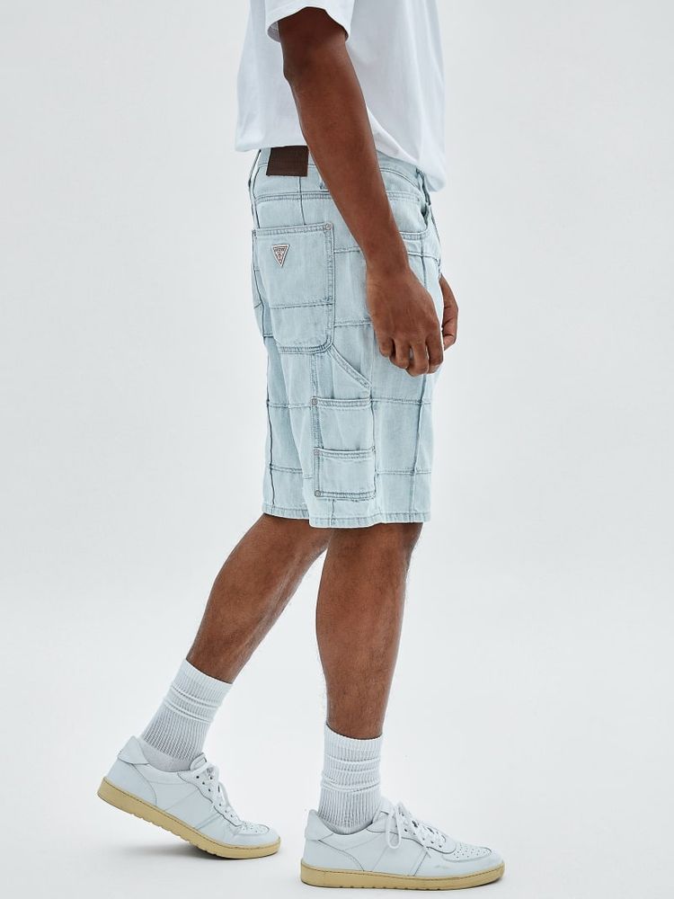 GUESS Originals Windowpane Carpenter Shorts