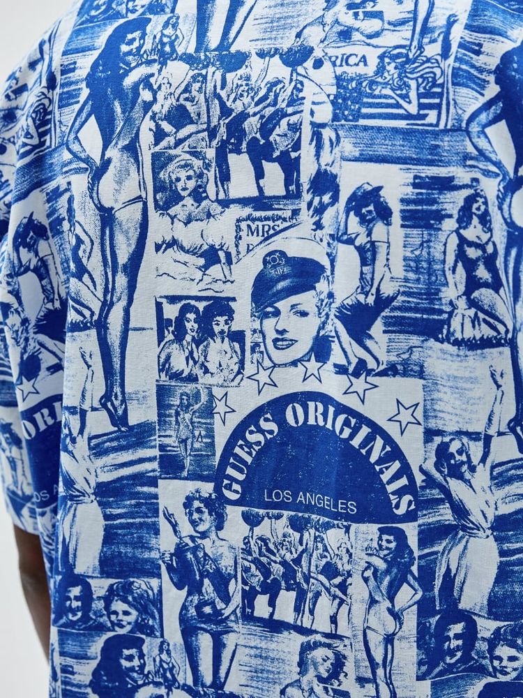 GUESS Originals Vintage Print Shirt