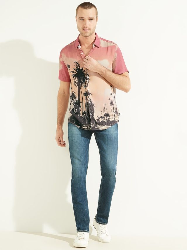 Eco Rayon Palm Shirt