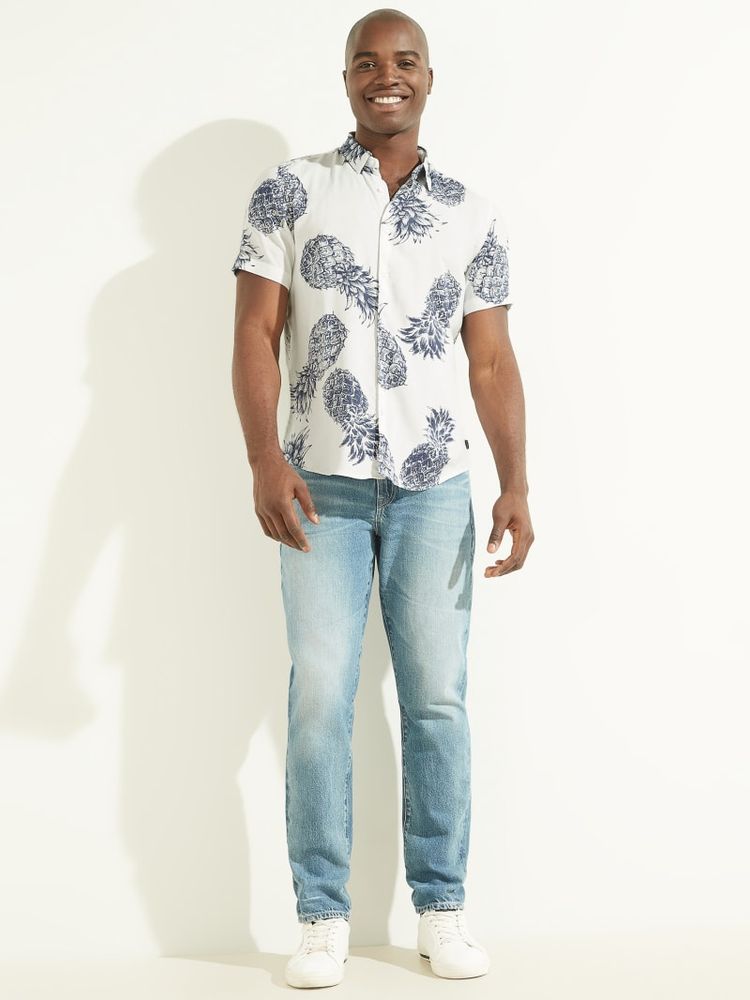 Eco Rayon Hawaiian Print Shirt 