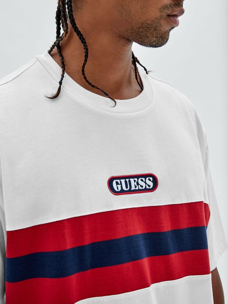 GUESS Originals Varsity Striped Tee