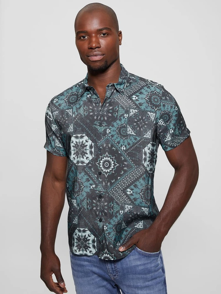 Eco Sandwash Shashiko Shirt