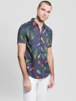 Eco Rayon Feather Shirt