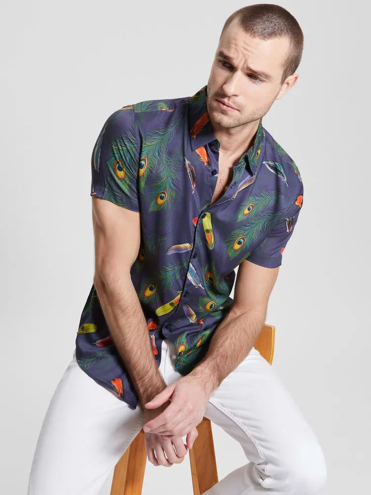 Eco Rayon Feather Shirt