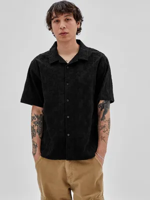 GUESS Originals Embroidered Paisley Shirt