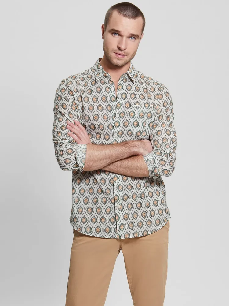 Eco Collins Printed Shirt