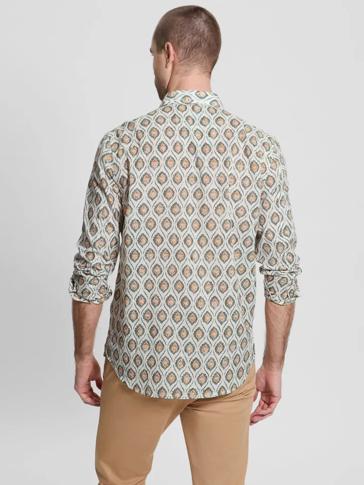 Eco Collins Printed Shirt