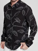 Eco Stencil Floral Shirt