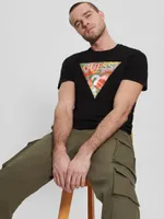 Eco Abstract Triangle Logo Tee