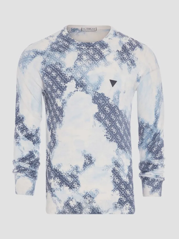 Tyson Bleach Printed Sweater