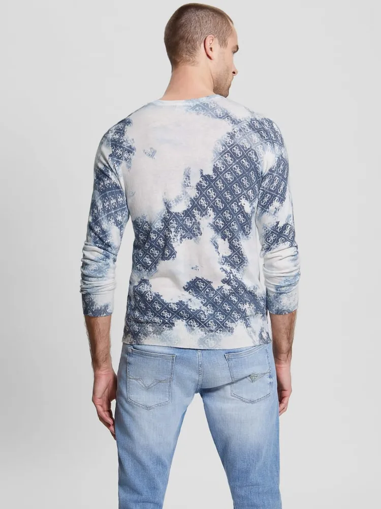 Tyson Bleach Printed Sweater