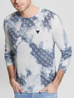 Tyson Bleach Printed Sweater