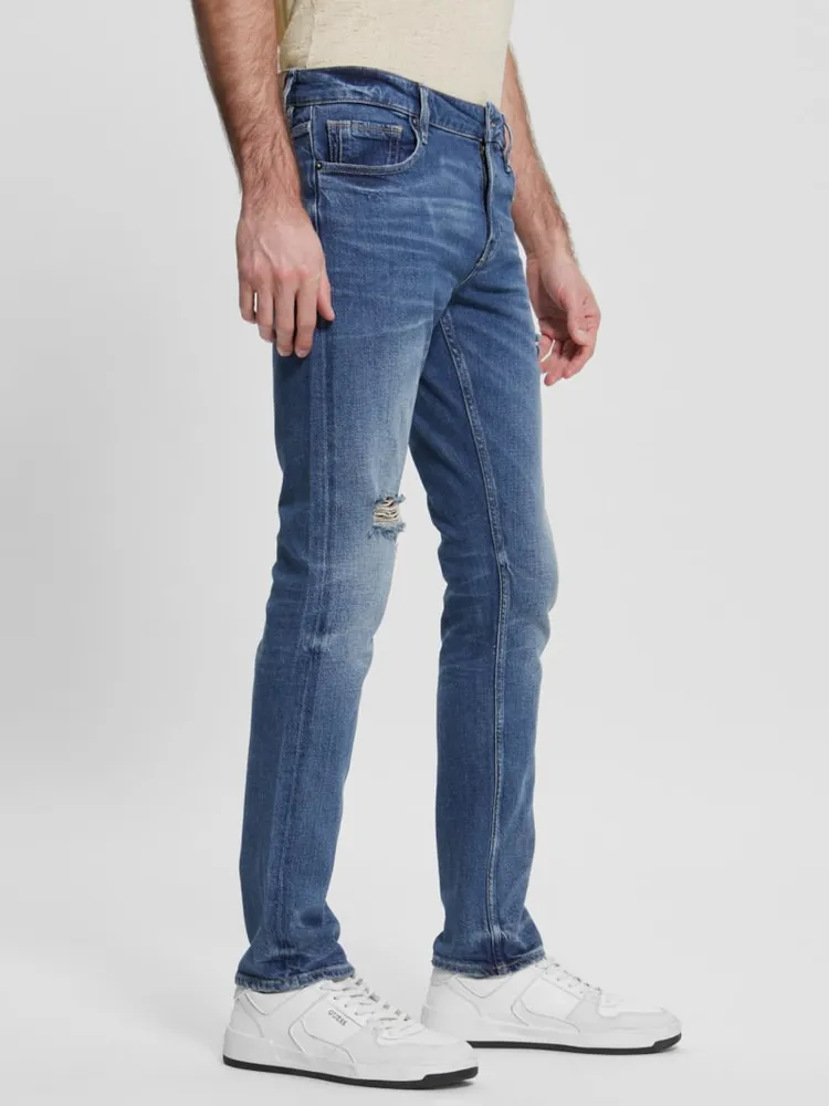 Eco Miami Destroyed Skinny Jeans