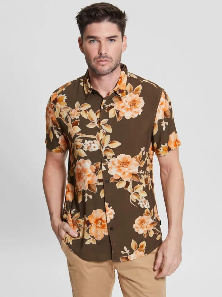 Eco Rayon Grassland Floral Shirt